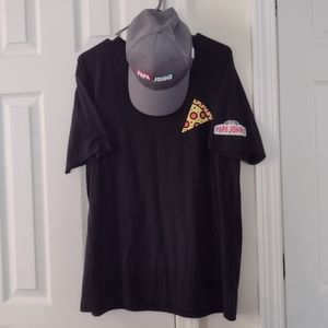 Papa John's Uniform - Men's L Tee and Cap